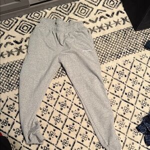 Champion Gray Sweatpants Elastic Waistband Joggers
